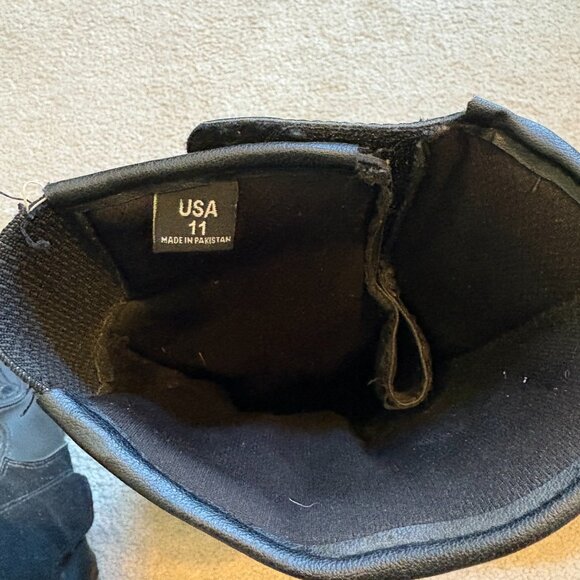 Bilt Armored Motorcycle Boots Men's Size 11 Black Leather Side zip - Picture 12 of 12